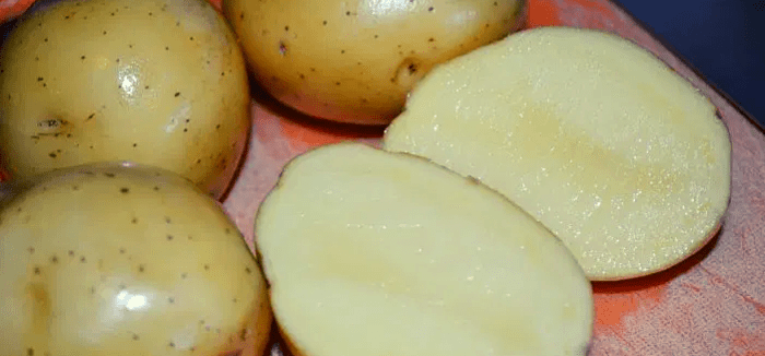 spray on boiled potatoes