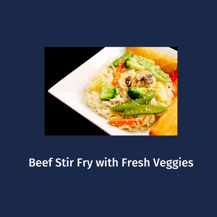 Beef Stir Fry with Fresh Veggies