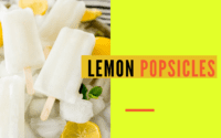 Lemon Popsicles