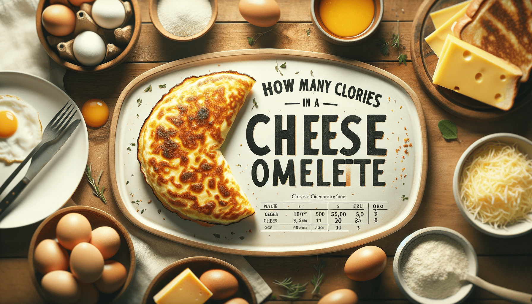 How Many Calories in a Cheese Omelette